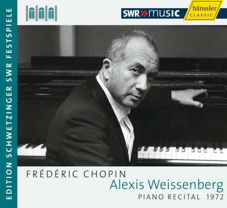 Alexis Weissenberg - Piano Recital (Schwetzinger Festspiele), CD