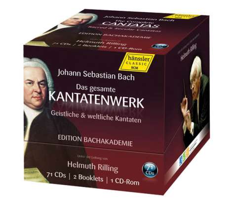 Johann Sebastian Bach (1685-1750): Das Kantatenwerk (Geistliche &amp; weltliche Kantaten), 71 CDs