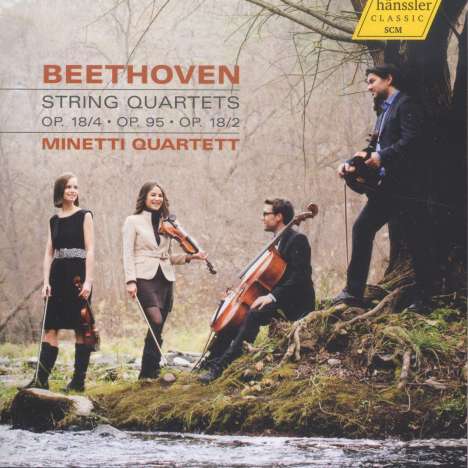 Ludwig van Beethoven (1770-1827): Streichquartette Nr.2, 4, 11, CD