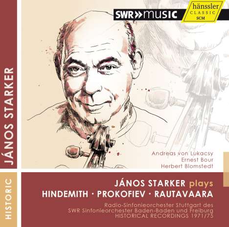 Janos Starker plays Hindemith, Prokofieff, Rautavaara, CD