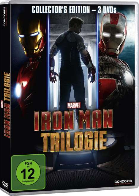 Iron Man Trilogie, 3 DVDs