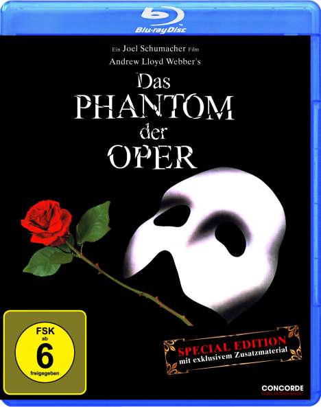 Das Phantom der Oper (Blu-ray), Blu-ray Disc