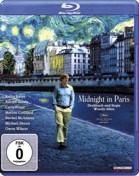 Midnight in Paris (Blu-ray), Blu-ray Disc