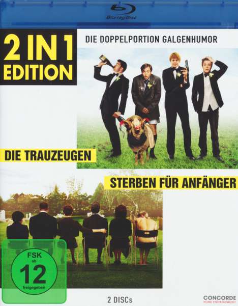 Die Trauzeugen / Sterben für Anfänger (Blu-ray), 2 Blu-ray Discs