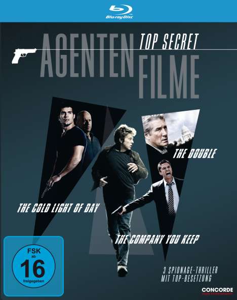 Top Secret Agentenfilme (Blu-ray), 3 Blu-ray Discs