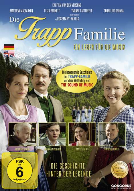 Die Trapp Familie - Ein Leben für die Musik, DVD