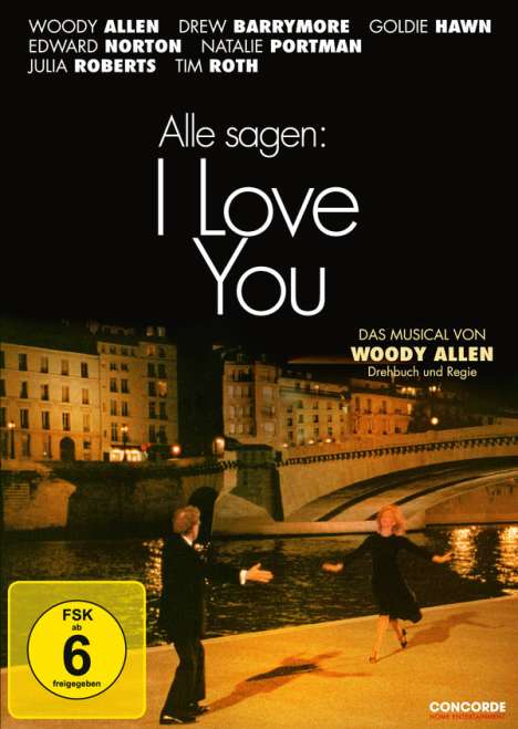 Alle sagen: I Love You, DVD