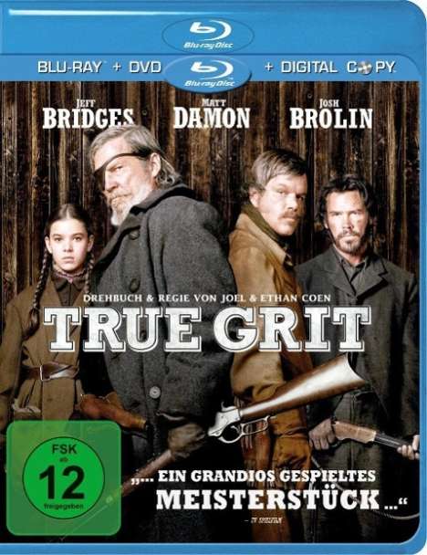 True Grit (2010) (Blu-ray + DVD + Digital Copy), Blu-ray Disc