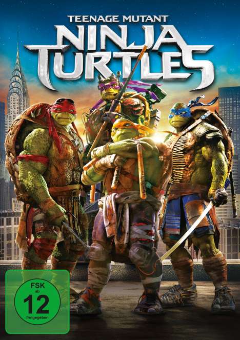 Teenage Mutant Ninja Turtles (2014), DVD