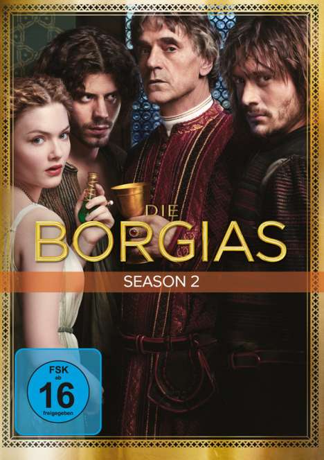 Die Borgias Season 2, 4 DVDs
