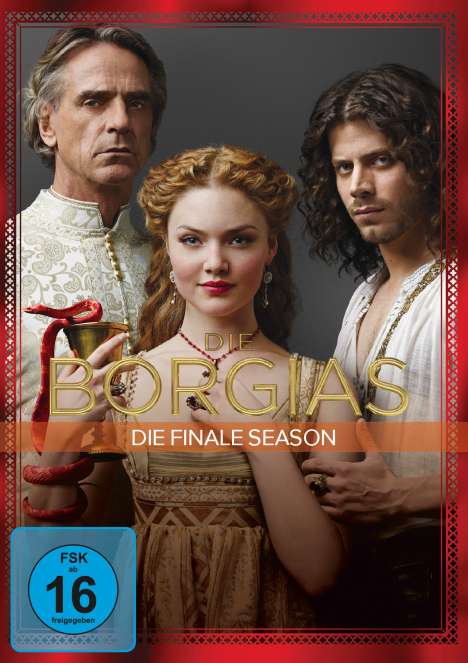 Die Borgias Season 3 (finale Staffel), 4 DVDs