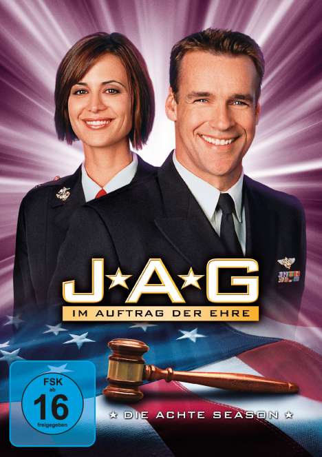J.A.G. - Im Auftrag der Ehre Season 8, 5 DVDs