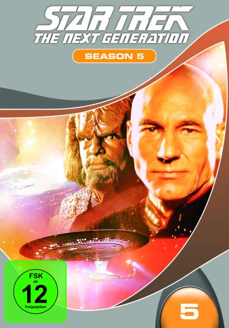 Star Trek: The Next Generation Season 5, 7 DVDs