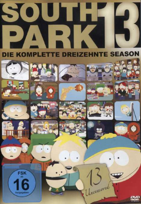 South Park Season 13, 3 DVDs