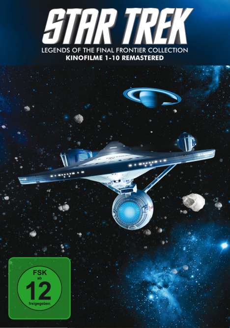 Star Trek 1-10, 10 DVDs
