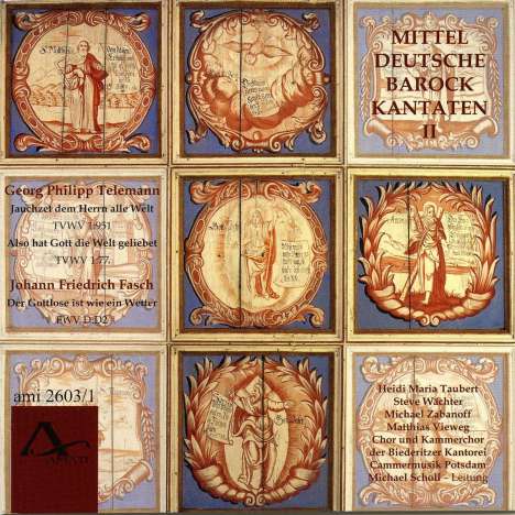 Mitteldeutsche Barock-Kantaten, CD
