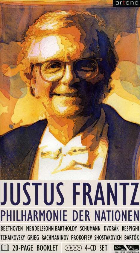 Justus Frantz dirigiert die Philharmonie der Nationen, 4 CDs