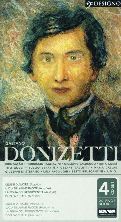 Gaetano Donizetti (1797-1848): Opernauszüge, 4 CDs