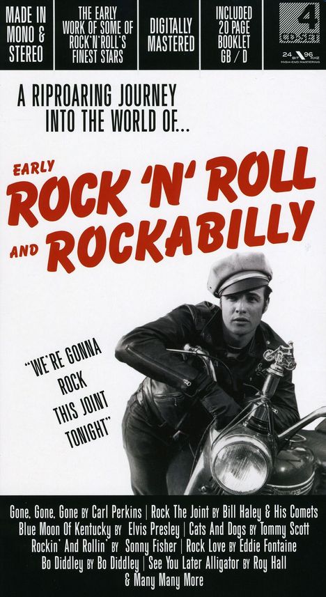 Early Rock'n'Roll And Rockabilly, 4 CDs