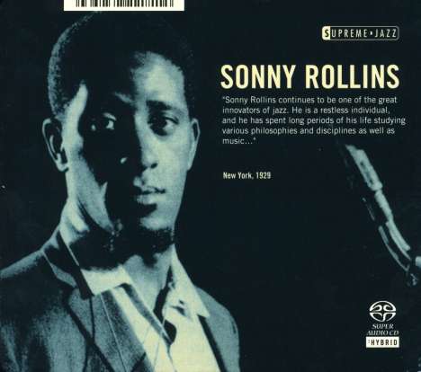 Sonny Rollins (geb. 1930): Supreme Jazz - New York, 1929, Super Audio CD
