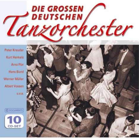 Die großen deutschen Tanzorchester (Wallet-Box), 10 CDs