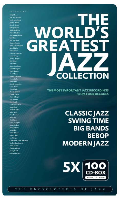 The World's Greatest Jazz Collection, 500 CDs