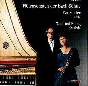 Eva Amsler - Flötensonaten der Bach-Söhne, CD