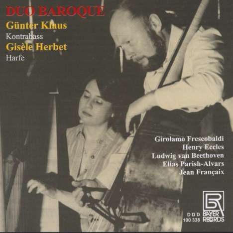 Duo Baroque - Kontrabass &amp; Harfe, CD