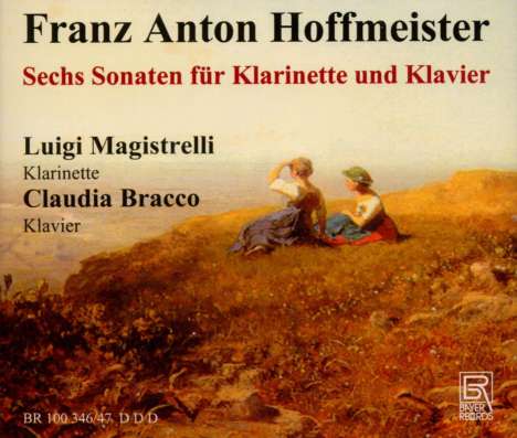 Franz Anton Hoffmeister (1754-1812): Sonaten für Klarinette &amp; Klavier Nr.1-6, 2 CDs