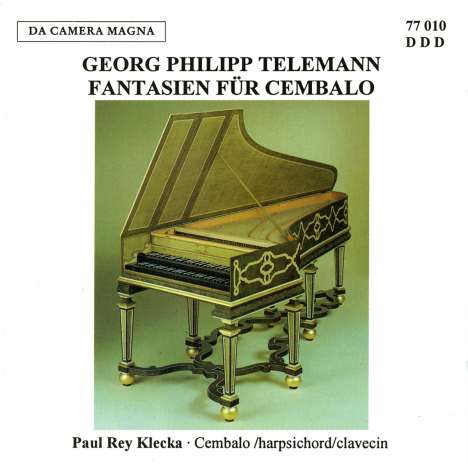 Georg Philipp Telemann (1681-1767): Fantasien für Cembalo, CD