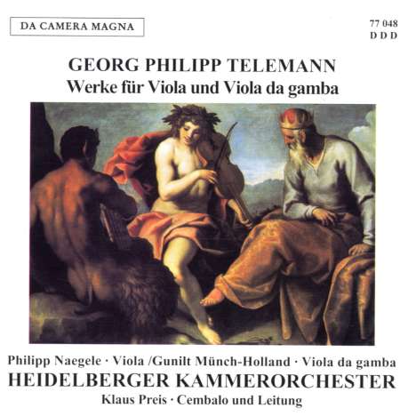 Georg Philipp Telemann (1681-1767): Violakonzert in G, CD