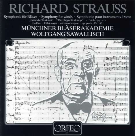 Richard Strauss (1864-1949): Symphonie für 16 Bläser Es-dur op.posth., CD