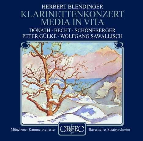 Herbert Blendinger (geb. 1936): Media in Vita op.35 (Oratorium) (120g), LP