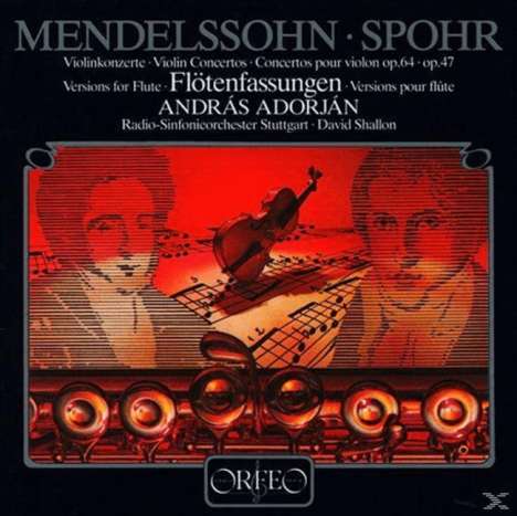 Andras Adorjan spielt Flötenkonzerte nach Violinkonzerten (120g), LP
