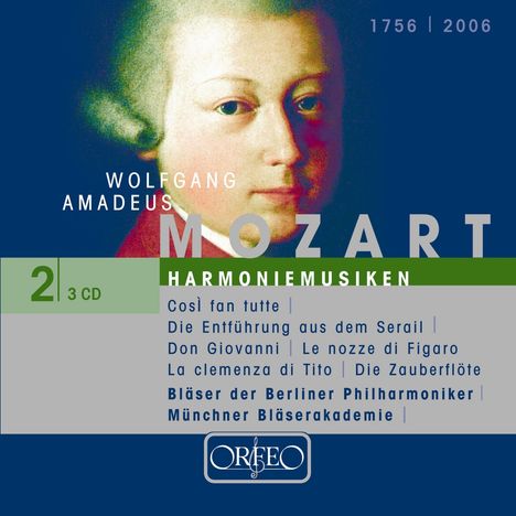 Wolfgang Amadeus Mozart (1756-1791): Die Harmoniemusiken, 3 CDs