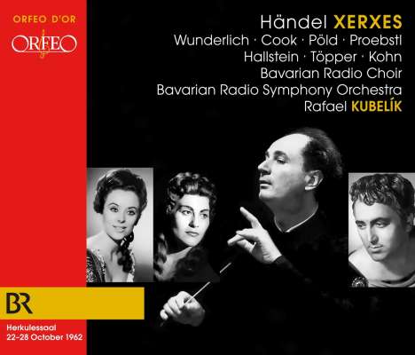 Georg Friedrich Händel (1685-1759): Xerxes (in der deutschen Fassung von Rudolf Steglich), 3 CDs