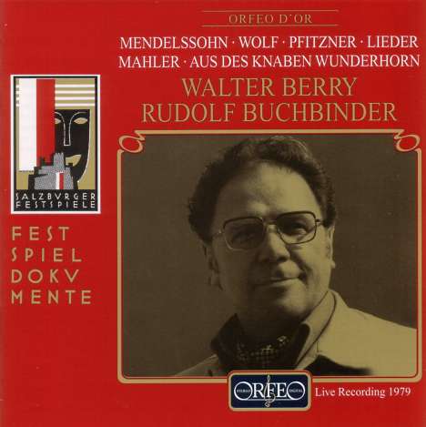 Walter Berry - Salzburger Liederabende 17.August 1979, CD