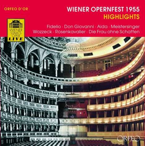 Wiener Opernfest 1955 (Highlights), 3 CDs