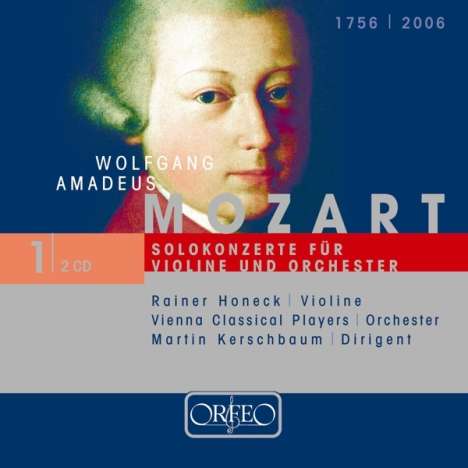 Wolfgang Amadeus Mozart (1756-1791): Violinkonzerte Nr.3 &amp; 5, 2 CDs