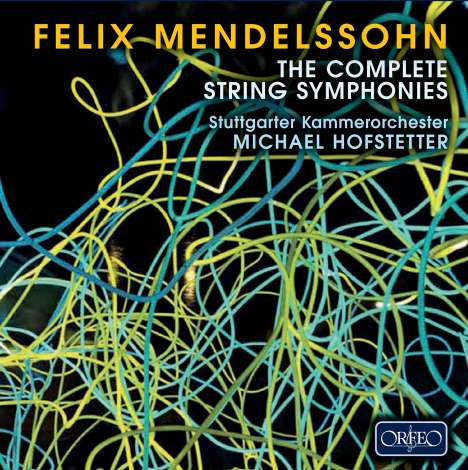 Felix Mendelssohn Bartholdy (1809-1847): Streichersymphonien Nr.1-12, 3 CDs