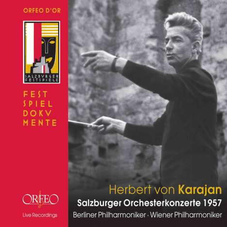 Herbert von Karajan - Salzburger Orchesterkonzerte 1957, 4 CDs
