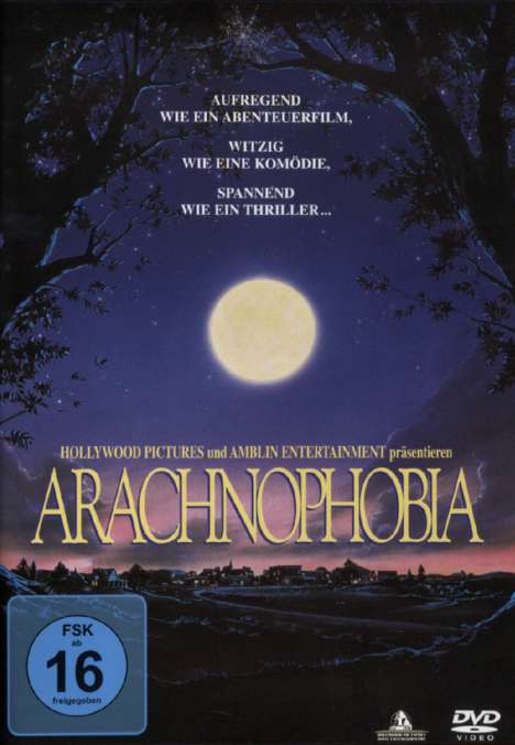Arachnophobia, DVD