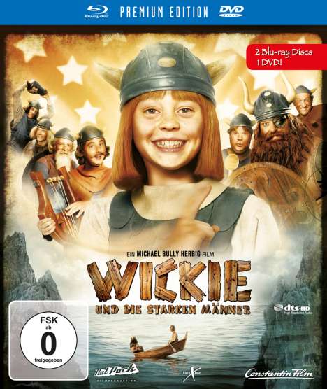 Wickie und die starken Männer (2009) (2 Blu-ray + DVD), 2 Blu-ray Discs und 1 DVD