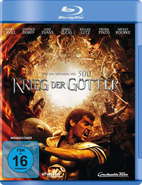 Krieg der Götter (Blu-ray), Blu-ray Disc