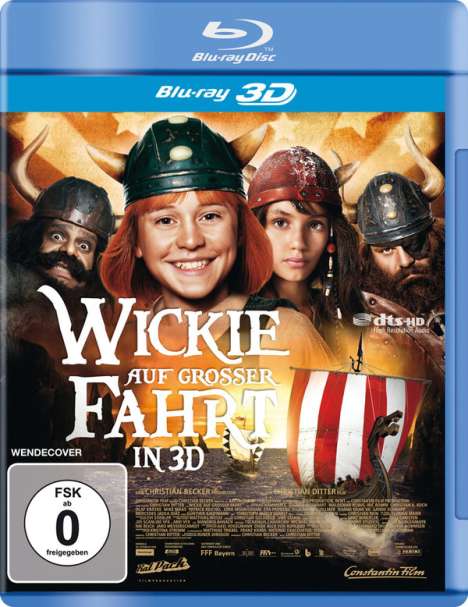 Wickie auf großer Fahrt (3D Blu-ray), Blu-ray Disc
