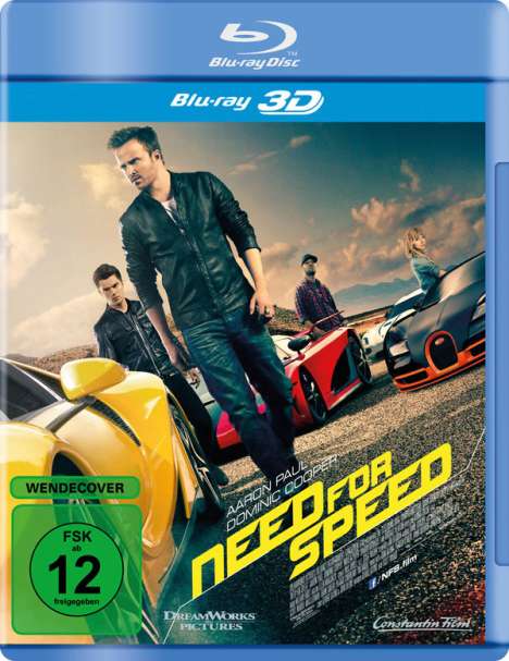 Need for Speed (3D Blu-ray), Blu-ray Disc