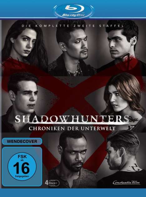 Shadowhunters: Chroniken der Unterwelt Staffel 2 (Blu-ray), 4 Blu-ray Discs