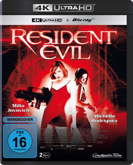 Resident Evil (Ultra HD Blu-ray &amp; Blu-ray), 1 Ultra HD Blu-ray und 1 Blu-ray Disc