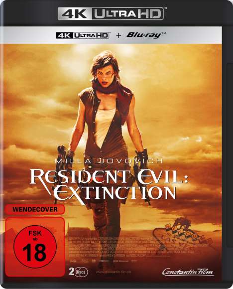 Resident Evil: Extinction (Ultra HD Blu-ray &amp; Blu-ray), 1 Ultra HD Blu-ray und 1 Blu-ray Disc