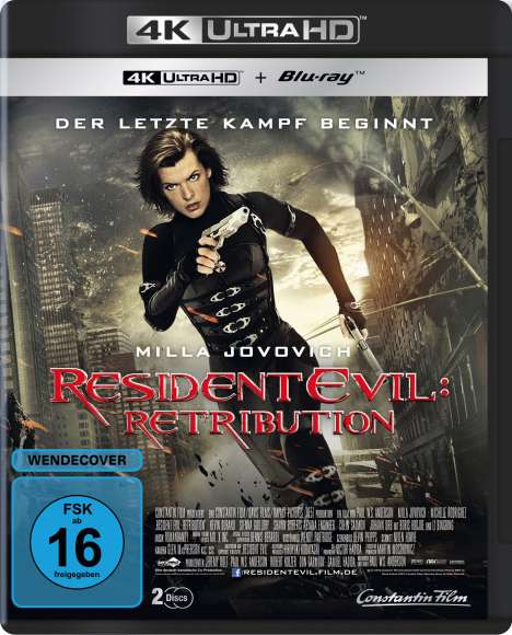 Resident Evil: Retribution (Ultra HD Blu-ray &amp; Blu-ray), 1 Ultra HD Blu-ray und 1 Blu-ray Disc